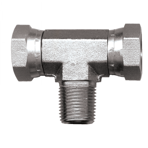Fairview Steel Tee;1/2NPSMx1/2MPT S1106-DD | RogueFuel.ca