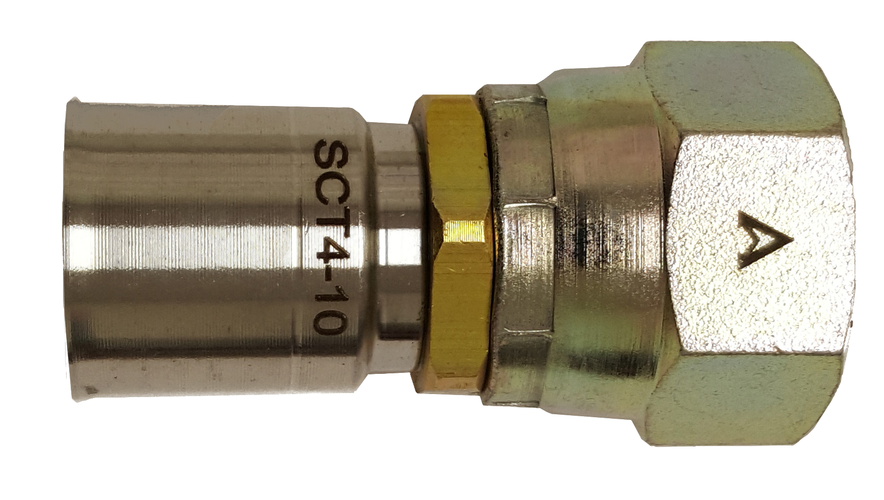 Fairview PTFE Crimp End;1/2 Nom.IDx1/2FJIC SCT438-88 | RogueFuel.ca
