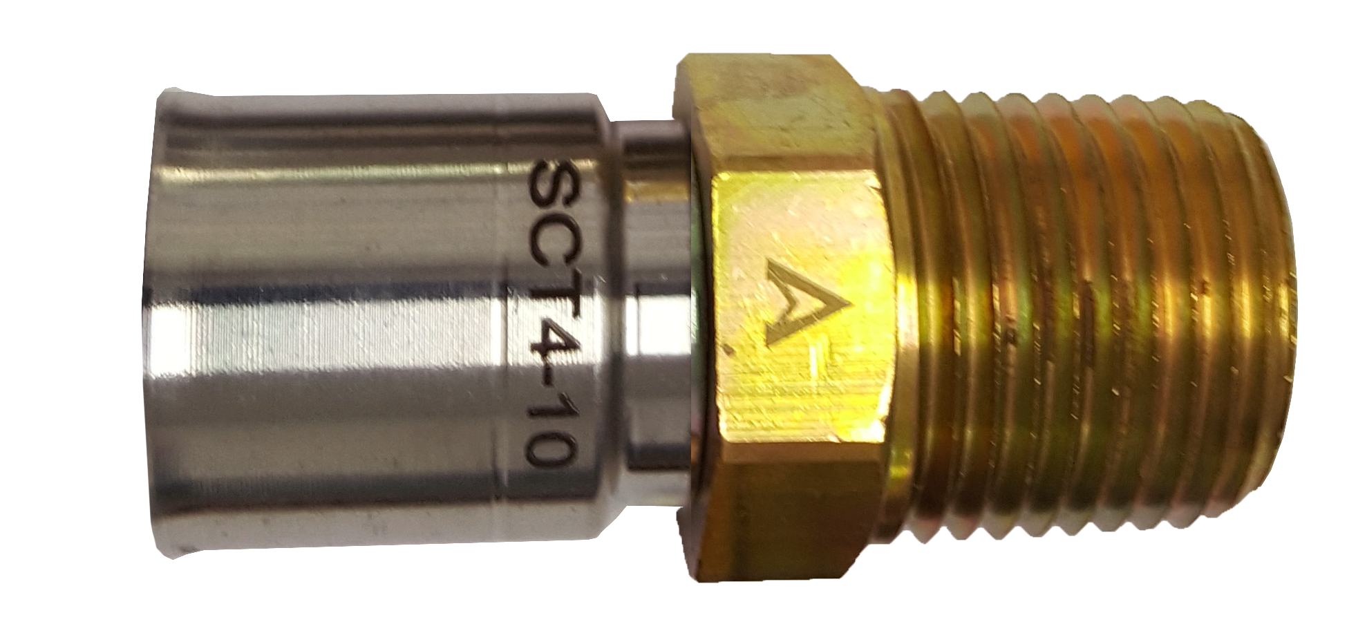 Fairview PTFE Crimp End;1/2 Nom.IDx1/2MPT SCT425-8D | RogueFuel.ca